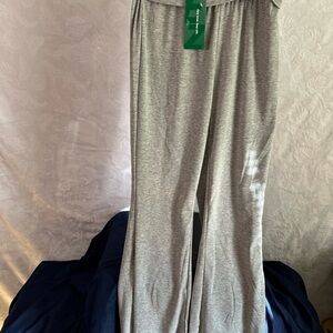 SHEIN Gray Ribbed Lounge Pants